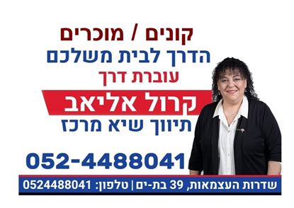 תמונה של למכירה ברחוב הרותם 4 חדרים בחולון קרול אליאב